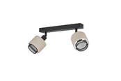 Lampor - EGLO ROSLEY SPOT RAIL L310 2XE14 SVART/LIN - 43657