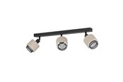 Lampor - EGLO ROSLEY SPOT RAIL L430 3XE14 SVART/LINNE - 43658