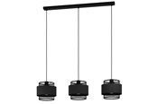Lampor - EGLO BAZELY LÅNGBORD 3XE27 990 SVART/VIT - 43669