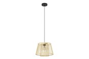 Lampor - EGLO HYKEHAM PENDANT E27 Ø380 NATUR - 43852