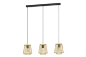 Lampor - EGLO HYKEHAM LÅNGBORD 3XE27 L910 NATUR - 43853