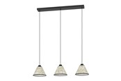 Lampor - EGLO OXPARK LONG TABLE L920 3XE27 BAMBU BLADLJUS - 43943