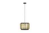 Lampor - EGLO SANBACH PENDEL Ø420 E27 SVART/MÄSSING - 43981