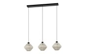 Lampor - EGLO MIDSUMER LONG TABLE L920 3XE27 SVART/CREME - 44001