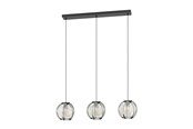 Lampor - EGLO WAVERTON LONG TABLE L920 E27 SVART/TRÄ/VIT - 44007