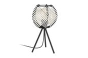 Lampor - EGLO WAVERTON BORD H400 E27 SVART/TRÄ/VIT - 44008