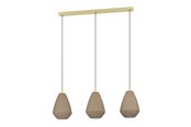 Lampor - EGLO CAPRAROLA LÅNGBORD 3L BM/SAND - 900813
