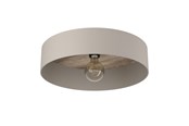Lampor - EGLO DUAIA TAK Ø420 TAUPE/NATURLIG OPTIK/BM - 900838