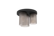 Lampor - EGLO COLOMERA TAKLAMPA 3XE27 SVART/GRÅ - 901161