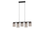 Lampor - EGLO COLOMERA LÅNGBORD 5XE27 SVART/GRÅ - 901163