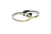 Lampor - EGLO CALLIERA TAK 420X300 1500LM 4000K DIMMPB. SVART & VIT - 901223