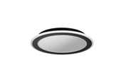Lampor - EGLO MACCHIONI TAKLAMPA Ø380 CCT 2360LM DAMPERB. SVART MED KRISTALLEFFEKT - 901238