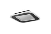 Lampor - EGLO MACCHIONI TAK 380X380 CCT 2360LM DIMMPB. SVART MED KRISTALL EFF. - 901241
