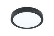 Lampor - EGLO FUEVA 6 PLAFOND Ø210 CCT 11.5W 1550LM SVART - 901298