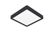 Lampor - EGLO FUEVA 6 PLAFOND 220X220 CCT 10.5W 1700LM SVART - 901303