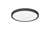 Lampor - EGLO FUEVA 6 PLAFOND Ø280 CCT 14.2W 2000LM IP44 SVART - 901326