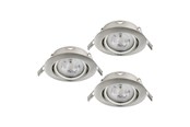 Lampor - EGLO FAVAZZINA INBYGGD. SÆT KIP Ø88 GU10 3X4,9W 3X400LM BS - 901757