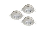 Lampor - EGLO FAVAZZINA INBYGGD. KIP Ø88 GU10 3X4.9W 3X400LM IP44 BS - 901761