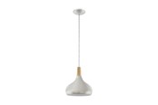 Lampor - EGLO SABINAR HÄNGE E27 Ø280 SILVER - 96985