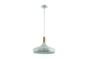 Lampor - EGLO SABINAR HÄNGE E27 Ø400 SILVER - 96986