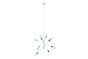 Lampor - EGLO GRADOLI PENDANT 8XE27 Ø710 VIT - 98017