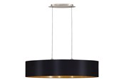 Lampor - EGLO MASERLO LÅNGBORD 2L L1000 SVART/GULD - 31616