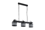 Lampor - EGLO TOURING ROCK LÅNGBORD 3XE27 SVART - 43447