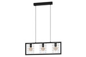 Lampor - EGLO JUBILY LÅNGBORD E27 L770 SVART/VIT - 43663