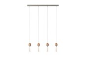 Lampor - EGLO ZACHARO 1 LÅNGBORD 4X360LM EG/CLEAR - 96945