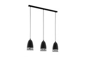 Lampor - EGLO SAVEGNANO LÅNGBORD 3X SVART - 97444