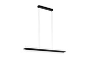 Lampor - EGLO SPADAFORA LÅNGBORD 2X7,5W 2000LM DAMPERB. SVART/KLAR SATIN - 98495