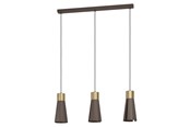 Lampor - EGLO LOSALOMAS LÅNGBORD L835 3XGU10 MOCCA/BM - 98839