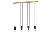 Lampor - EGLO BITACHITO LÅNGBORD E27 L930 SVART/BM - 98858