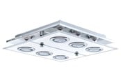 Lampor - EGLO CABO TAKLAMPA 6X3W KROM/VIT - 30932