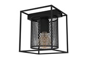 Lampor - EGLO CATTERICK TAKLAMPA E27 SVART - 43771
