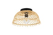 Lampor - EGLO AUSNBY TAKLAMPA E27 Ø370 NATUR - 43831