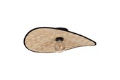 Lampor - EGLO MARYWELL TAKLAMPA 500X345 E27 SVART/BAMBU - 44043