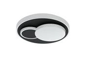 Lampor - EGLO LEPRESO TAKLAMPA 2300LM Ø380 SVART/VIT - 75665