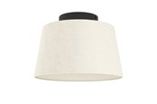 Lampor - EGLO FEBRES TAKLAMPA E27 SVART/VIT - 901259