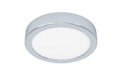 Lampor - EGLO FUEVA 6 PLAFOND Ø165 CCT 7.5W 1000LM IP44 KROM - 901762
