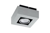 Lampor - EGLO LOKE 1 TAK BORSTAD ALUMINIUM - 91352