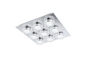 Lampor - EGLO CISTERNO TAK 9X4,5W KROM/AKRYL - 94487