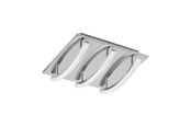Lampor - EGLO PERTINI TAKLAMPA 1500LM 300X300 KROM - 96094