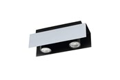 Lampor - EGLO VISERBA TAKLAMPA 2X400LM ALU - 97395