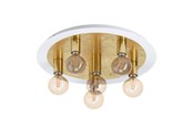 Lampor - EGLO PASSANO TAKLAMPA 5L VIT/GULD - 97493
