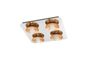 Lampor - EGLO TORANO TAKLAMPA 4X510LM DAMPERB. KROM/GULD - 97524