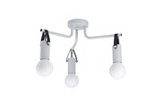Lampor - EGLO APRICALE TAKLAMPA E27 3L GRÅ/SVART - 98281