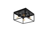 Lampor - EGLO SILENTINA TAKLAMPA 4XE27 SVART - 98334