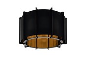 Lampor - EGLO PINETA TAKLAMPA E27 SVART/GULD - 98339