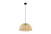 Lampor - EGLO CLAVERDON HÄNGE E27 Ø490 BAMBU - 43254